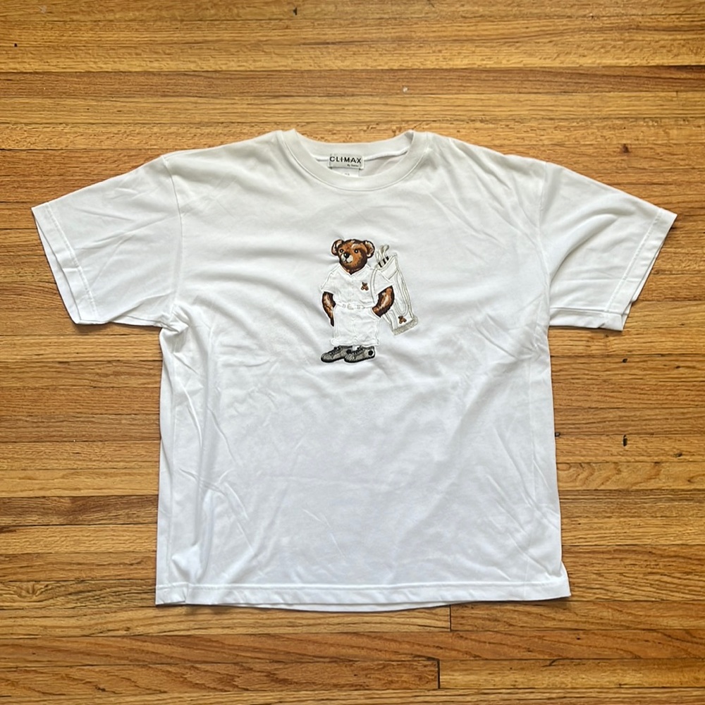 Vintage Climax By Sacha Bear Golf T-Shirt / XL